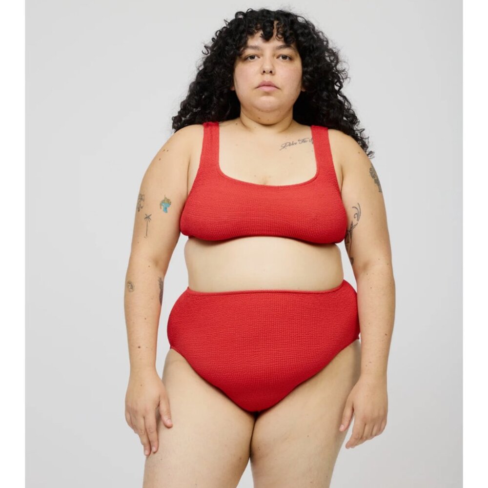 Aplomb High Waist Two-Piece Rosso